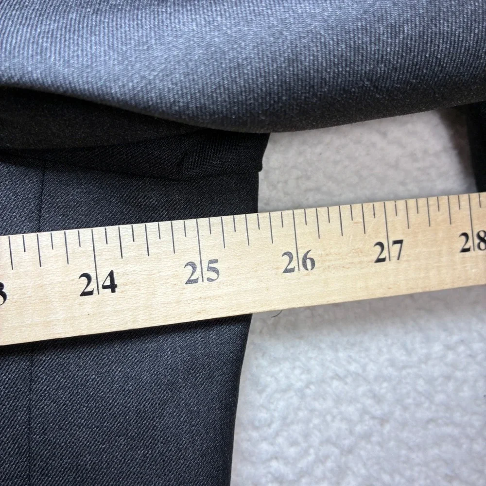 Hickey Freeman Loro Piana Blazer Men 48 Long Black Super 130s Wool Suit Jacket